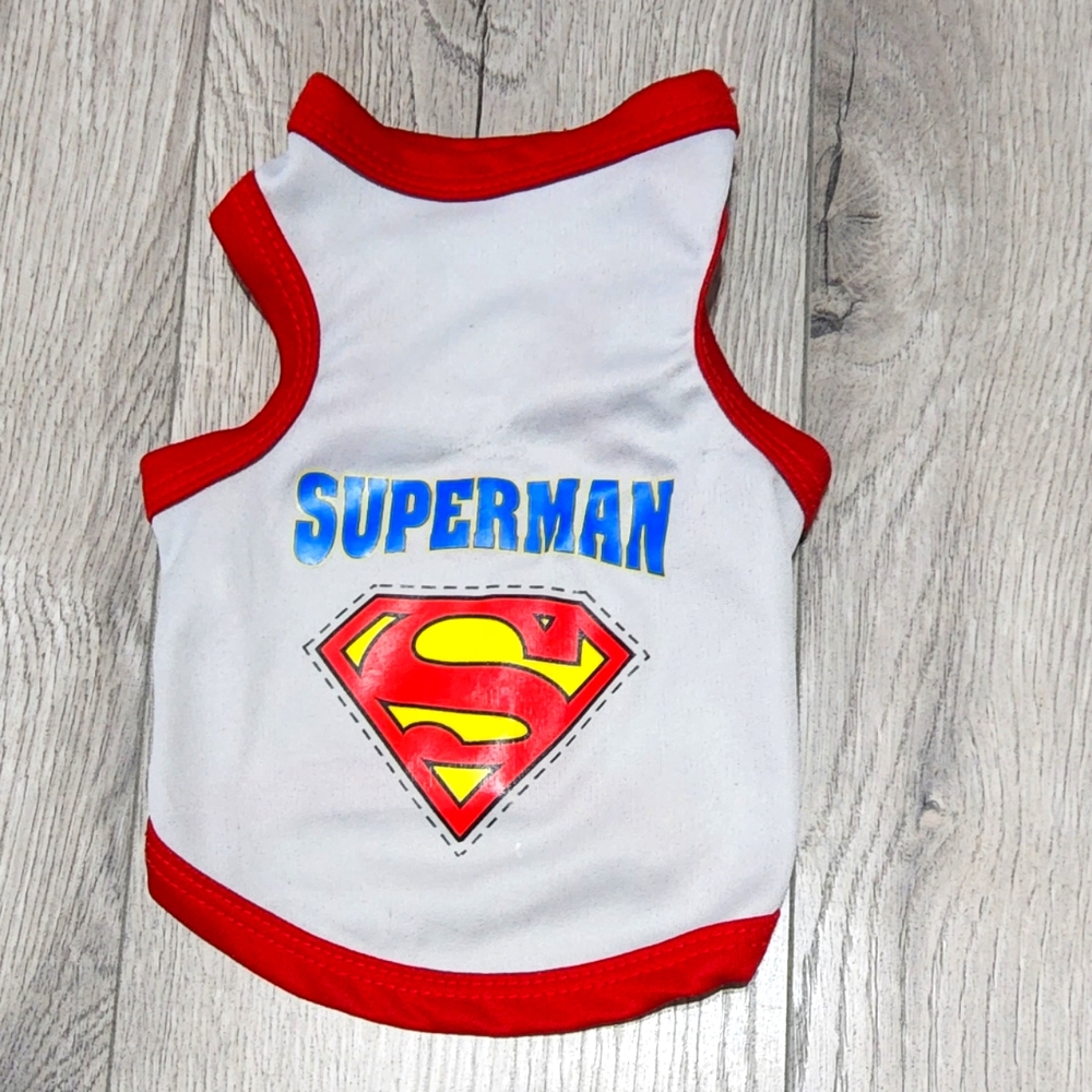 SUPERMAN puppy shirt